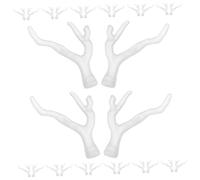 FRCOLOR 50pcs Artificial Reindeer Antlers DIY Headband Ornaments Christmas Deer Antlers Craft Embellishments for Women Adults