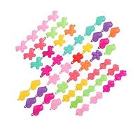 FRCOLOR 50pcs Cartoon Hairpins Hair Slides for Boys and Girls Braid Accessories Barrette Hair Clips Flower Clips