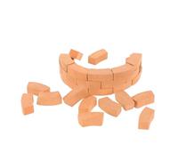 FRCOLOR 50pcs DIY Building Blocks for Dollhouse Assembly Educational Craft for Enhances Skills Family Engagement Faux Brick Design