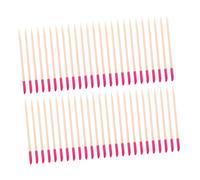 FRCOLOR 50pcs Dual-ended Wooden Cuticle Pusher Sticks for Manicure Pedicure Natural Disposable Nail Detailing and Sanding Tools Lightweight and Portable Nail Care for DIY and Professional