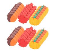 FRCOLOR 50pcs Fall Mini Eraser with Pumpkin Acorn Maple Leaf Shapes Seasonal Pencil Erasers with Hole for Thanksgiving Autumn Party Supplies Classroom Rewards Safe Gentle Erasing