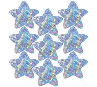 FRCOLOR 50pcs Glitter Star Shaped Bandages Wo-und Patches Adhesive Seal Breathable Woundplasts Protectors for Wo-und Care Helps Infect-ion