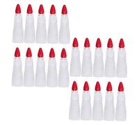 FRCOLOR 50pcs Halloween Prank Makeup Props Creative False Nail Finger Cover Zombie Props Noctilucence Safe Plastic No Cut