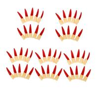 FRCOLOR 50pcs Halloween Witch Fake Finger Props Creepy Long Nails for Parties Realistic Costume Accessories to Enhance Your Halloween Atmosphere