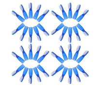 FRCOLOR 50pcs Mini Safety Handle Finger Toothbrushes for Secure Institutions Soft Bristle Portable Travel and Camping Toothbrushes with Anti-disassembly Design for Prison and Institutional