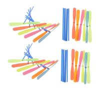 FRCOLOR 50pcs Plastic Flying Dragonfly Whirl for Birthday Party Favors Childrens Hand Rub Propeller Helicopter Outdoor Fun Gift Random Color