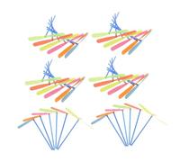 FRCOLOR 50pcs Plastic Hand Whirl Dragonfly for Boys Outdoor Flying Spinning Air Party Favors Craftsmanship Fun Birthday and Park Entertainment Random Color