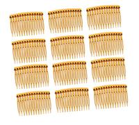 FRCOLOR 50pcs Simple Design Hair Combs Plastic Wide Tooth Combs Hairpin Clip for Elegant Gentle Hairstyles