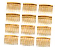 FRCOLOR 50pcs Simple Hair Combs Plastic Wide Teeth Hairpin Clip Elegant Hair Styling Tools
