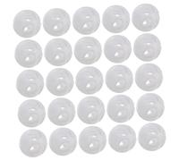 FRCOLOR 50pcs Toy Noise Maker Inserts for DIY Toy Repair 28mm Squeakers Replacement Accessories Sound Repair Parts for Rattles and Plush Balls in Random Hole Types