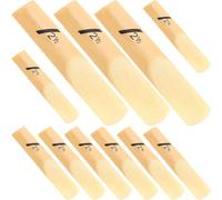 FRCOLOR 50pcs Traditional Saxophone Reed Replacement Instrument Accessories for Alto Saxophone Strength Reed for Beginner and Professional Use in Music Practice