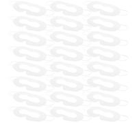 FRCOLOR 50pcs White Nonwoven Vr Eye Mask Pads Sweatproof Facial Interface Covers Universal Vr Headset Eye Covers for Gaming Sports and Social Activities