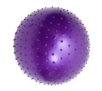 FRCOLOR 55cm Purple Pilates Fitness Ball and Yoga Massage Ball for Children Sensory Integration Training Reusable Core Workout Exercise for Daily Use and Portable Pilates Supply