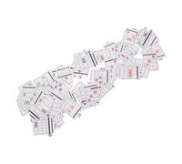 FRCOLOR 57pcs Beginner Guitar Chord Chart Cards Portable Music Learning Guide with Extensive Chord Diagrams for Students and Classes Comprehensive Instructional Accessory for Practice and