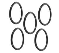 FRCOLOR 5pcs Black Rubber Cushion O-rings for Singing Bowl Sound Bowls Meditation Music Gaskets Tibetan Sing Accessories for Stability and Vibrations