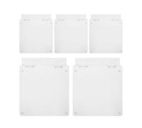 FRCOLOR 5pcs Central Air Conditioner Thermostat Switch Cover Panel 86 Type, Dustproof Ac Control Panel Protector for Home and Office Safety