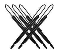 FRCOLOR 5Pcs Double-Ended Crochet Hooks for Hair Locs Interlocking Needles Non-Slip Grip for Dreadlocks Maintenance and Braiding Tool Kit for Daily Hair Styling