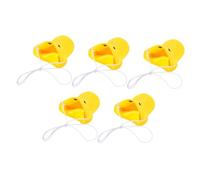 FRCOLOR 5pcs Duckbill Nose Masks Soft Lightweight Vinyl Reusable Costume Props for Adults and Funny Animal Nose Accessory for Party Cosplay Holiday Celebrations