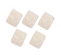 FRCOLOR 5pcs Exfoliating Washcloths for Body and Face with Reinforced Edges, Nylon Material for Removing Grease, Oil and Dead Skin Cells, for Bath and Shower Use