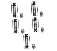 FRCOLOR 5pcs Lace Headbands for Women Lolita Hairband Set Cosplay Headwear Party