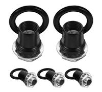 FRCOLOR 5pcs M10 Zinc Alloy Socket Rings for Lamps Heavy Duty Pendant Light Suspension Chain Closed Hook Design