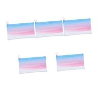 FRCOLOR 5pcs Makeup Bag Small for Purse Compact Mini Cosmetic Organizer Lipstick Bag Multi-Function Storage Travel Pouch for Office Car Home Outdoor Activities