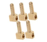 FRCOLOR 5pcs Metal Bow Frog Adjustment Screws for Cello Violin Durable Tension Adjuster for Improved Sound Dynamics User Friendly Installation