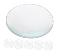 FRCOLOR 5pcs Optical Lens Laboratory Physics Convex Converging Lens Convex and Concave Lens Convex Lenses Optically Clear Spherical Convex Lens Science Lab Focal Double Convex Lens