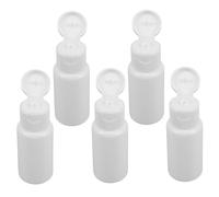 FRCOLOR 5pcs Plastic Travel Bottles for Shampoo Leakproof Cosmetic Containers Refillable Empty Travel Bottles Flip Lids for Toiletries The Go