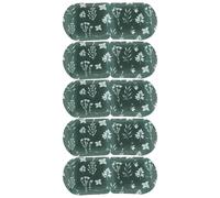 FRCOLOR 5pcs Practical Mint Cold Compress Eye Hydrating Patches Green Nonwovens Cooling Eye Masks for Relief before Going to Bed Birthday Gift for Family and Friends
