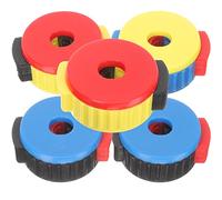 FRCOLOR 5pcs Quick Release Cymbal Nuts Easy Install Drum Assembly Caps for Drum Essential Replacement Parts to Avoid Rattle Noise for Drummers the Go