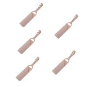 FRCOLOR 5pcs Silicone Lipstick Bag for Women Mini Travel Lipstick Holder Case Pouch Button