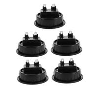 FRCOLOR 5pcs Speaker Cable Clip Spring Loaded Pin Connector Metal for Subwoofer Box Terminal Car Stereo Quick Wiring