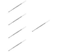 FRCOLOR 5pcs Stainless Steel Mixing Tool for Foundations Concealers Color Modulation Bar for Professional Household Use Easy to Clean Makeup Mixing Rod Silver