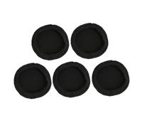 FRCOLOR 5pcs Tenor Saxophone Dust Cap Saxophone Bell Cover Protective Cover for Music Instrument Elastic and Breathable Black Velvet