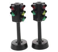 FRCOLOR 5PCS Traffic Light with Realistic Lights and Sounds Interactive Voice Guided for Educational Traffic Signal Model for Classroom and Safety Activities