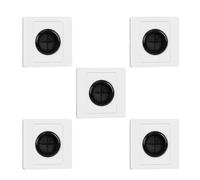 FRCOLOR 5Pcs Wall Plate Cable Pass Through Plate with Hole Cable Management for TV for Professional Installer