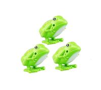 FRCOLOR 5pcs Wind Up Jumping Frogs Plastic for Fun Educational Clockwork Bouncing Gift Safe and Easy to Grasp Frog for Boys Random Color