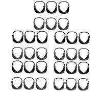 FRCOLOR 5sets Elastic Ponytail Holders Hair Ties for Women Girls Hair Bands Wig Accessory Strings for Braids 6pcs*5