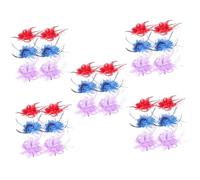 FRCOLOR 5sets Elegant Flower Hair Ties Set Hair Bands for Girls Toddler Accessories 6pcs*5