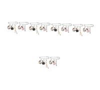 FRCOLOR 5sets Fashion Brooches Alloy Decorative Pins for Clothing Scarves and Hats Unique for Artists and Creative Souls 2pcs*5