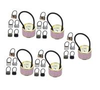 FRCOLOR 5sets Ponytail Hair Cuff Ponytail Hair Bands Holder for Thick Ring Accessories 6pcs*5
