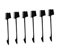 FRCOLOR 6 in 1 Beauty Tool Eyebrow Brush Hair Comb Detangle Style Gentle on Hair Smooth on Edges Perfect for Salon Home