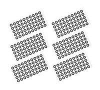 FRCOLOR 6 Sheets Reflective Film Scanner Marking Points for Optical Tracking High-reflective Reference Marker Stickers for Reverse Engineering Inspection