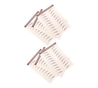 FRCOLOR 6 Sheets Temporary Eyebrow Stickers Peel off Eyebrow Decal Self-adhesive Brow Transfers for Women Makeup