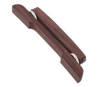 FRCOLOR 6 String Rosewood Jazz Guitar Bridge Adjustable Height Lightweight Acoustic Replacement with Smooth Polished Surface for Mandolin Violin Accessories