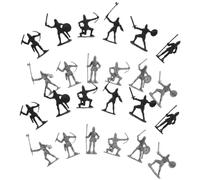 FRCOLOR 60pcs Ancient Roman and Medieval Soldiers Figures Plastic Military Soldiers with Realistic Detailing Historical Army Warriors Model Miniatures for Classroom History and Collectors