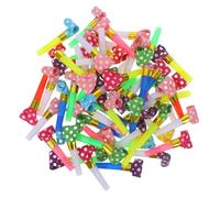 FRCOLOR 60pcs Colorful Party Blow Horns Plastic and Paper Noise Makers Cheering Props for Birthday Halloween Wedding Sports Events Celebration Supplies