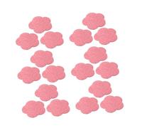 FRCOLOR 60pcs Compressed Facial Sponges Flower Shape Cleansing Pads Gentle Wood Pulp for Face Washing