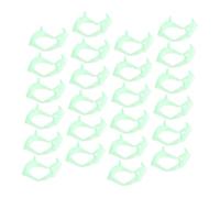 FRCOLOR 60pcs Glow Dark Vampire Fangs Fake Teeth Halloween Makeup Props Spooky Tooth Decoration for Costume Party Masquerade Cosplay Accessory
